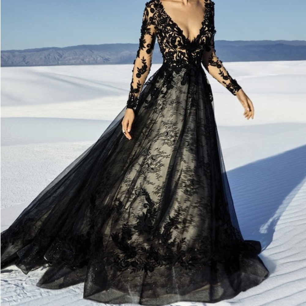 Zander- black ball gown wedding dress By Sottero and Midgley NEVER WORN
